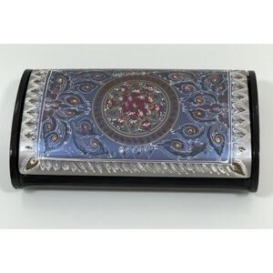 Wooden Trinket Box Hand‎ Painted No Markings Beautiful Design